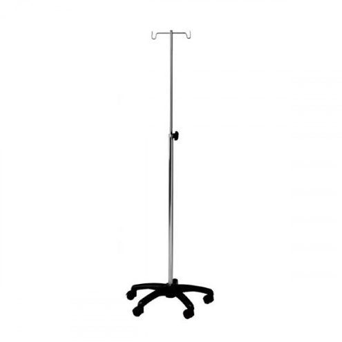 Asta portaflebo con rotelle - 53934 - Mdose - 2 ganci / in acciaio inossidabile