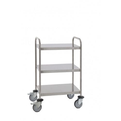 Carrello medico - CH80279 - Mdose - per uso generale / in acciaio inossidabile / 3 ripiani