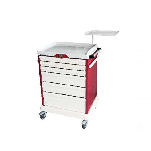Carrello medico - 60.202031 - Mdose - di emergenza / per apparecchio / in alluminio