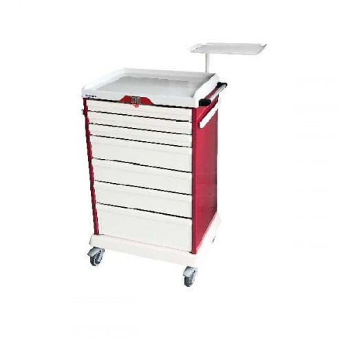 Carrello medico - 60.202033 - Mdose - di emergenza / per apparecchio / in alluminio