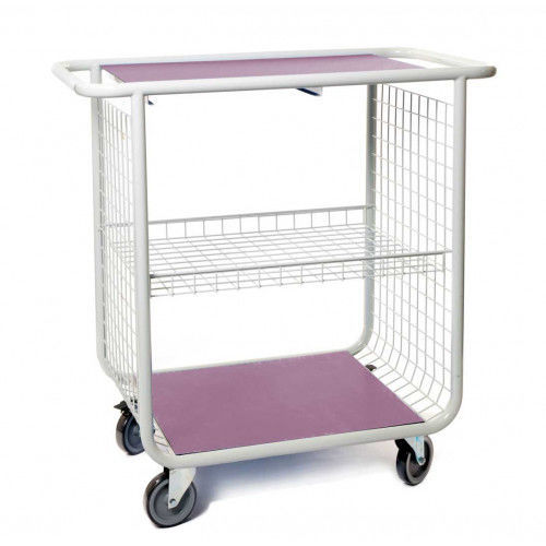 Carrello medico - 53404 - Mdose - per cambio / in acciaio inossidabile / con ripiano