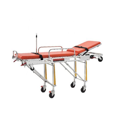 Barella con carrello da trasporto - YDC-3B02 - Bellamoon Medical - manuale / ad altezza regolabile / pieghevole