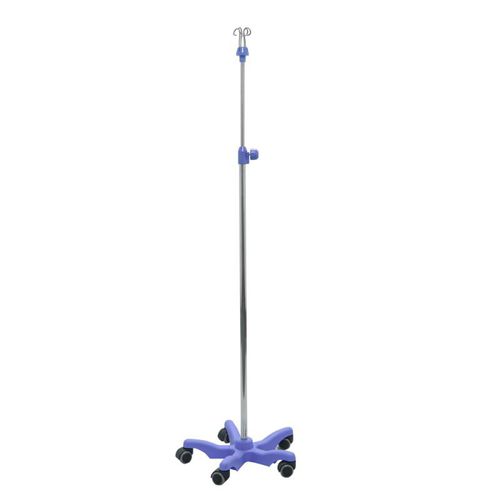 Asta portaflebo con rotelle - OR9004A - Bellamoon Medical - 4 ganci / in acciaio inossidabile