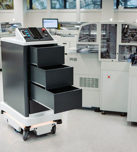 Robot di consegna per laboratori - NOVAMove Porter - NovaticLab - di campioni / autonomo