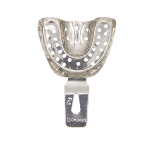 Cucchiaio d'impronta dentale inferiore - DC1000 - Dentac - superiore / perforato