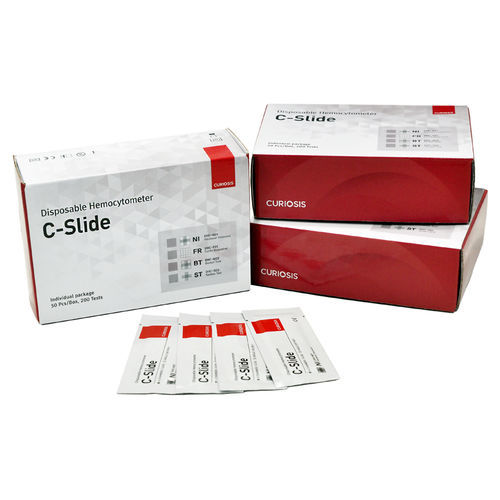 Contatore di cellule ematiche manuale - C-Slide® - Curiosis Inc - compatto / per cellule ematiche