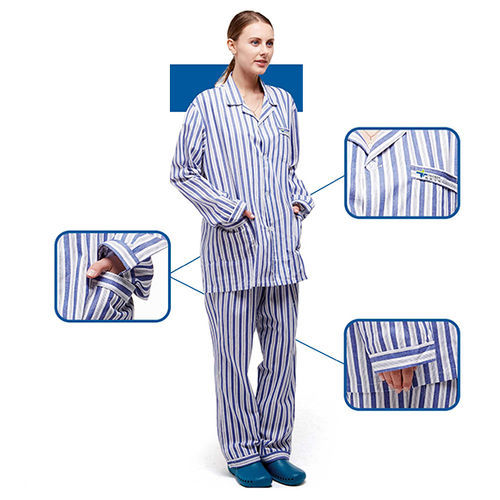 Camice per paziente unisex - Nanning Tecbod Biological Technology - traspirante / lavabile / antistatico