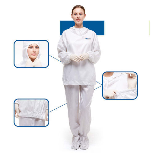 Casacca medica unisex - Nanning Tecbod Biological Technology - antistatica / antimicrobica / bianca
