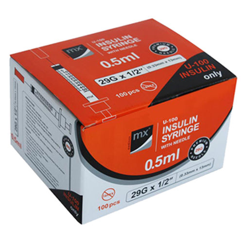 Siringa Per Insulina Extrafine 1ml 100 UI Ago Removibile 26 Gauge 0,45x12mm 1 Pezzo - Foto 7