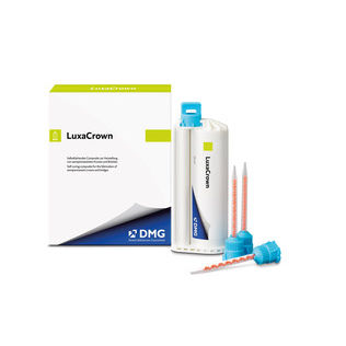Materiale odontoiatrico in resina - LuxaCrown - DMG America - per ricostruzione dentale / per corone dentali / per ponti dentali