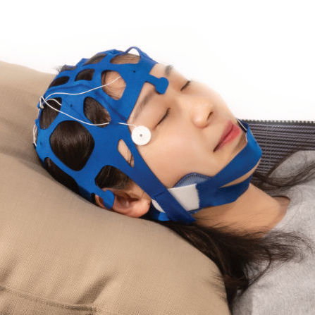 Casco EEG 8 canali - TC5110 series - Tenocom - per adulti / blu