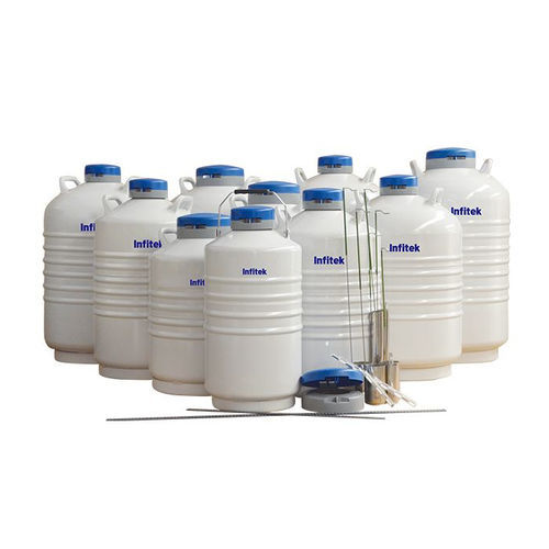 Contenitore per campioni biologici - LNC-S series - Infitek - in alluminio / ad azoto liquido / di grandi dimensioni