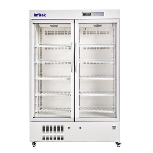 Frigorifero 2 porte - PR5-1000 - Infitek - da laboratorio / ad armadio / con porta in vetro