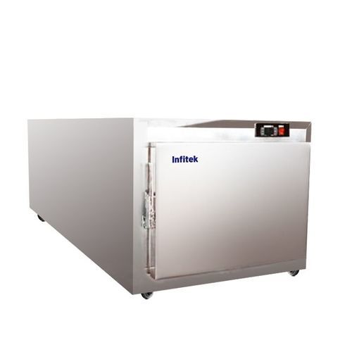 Cella mortuaria per barelle mortuarie - MCFR-1000 - Infitek - 1 salma / a carico frontale / 1 porta