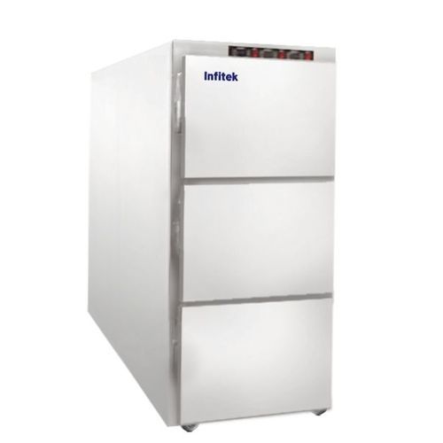 Cella mortuaria per barelle mortuarie - MCFR-3000 - Infitek - 3 salme / a carico frontale / refrigerata
