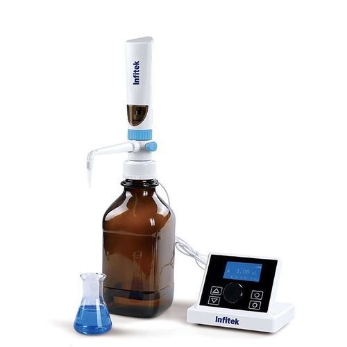 Dispensatore su flacone da laboratorio - dDISP - Infitek - elettronico / a volume regolabile