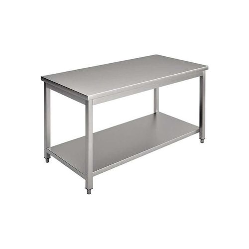 Tavolo da lavoro - NSS 3001 - Nuprom - rettangolare / in acciaio inossidabile