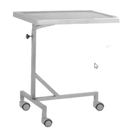 Tavolo portastrumenti in acciaio inossidabile - NSS 5002 - Nuprom