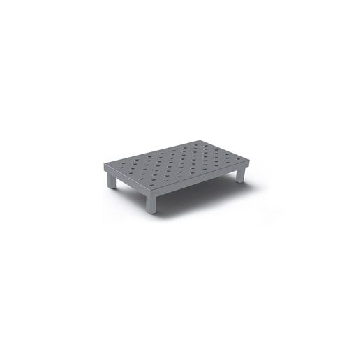 Predellino 1 gradino - NSS 6001 - Nuprom - in acciaio inossidabile / antiscivolo