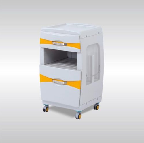 Comodino con rotelle - NPR 322 - Nuprom - con tavolino servitore separato / con cassetti