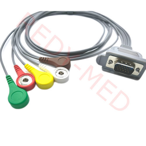 Cavo ECG per Holter cardiaco - VC203SA-017 - Shenzhen Redy-Med Technology Co.,Ltd - 3 cavi / 5 fili / 7 fili