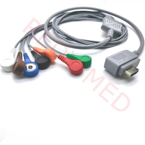 Cavo ECG per Holter cardiaco - VC205SI-027 - Shenzhen Redy-Med Technology Co.,Ltd - 5 fili / 7 fili