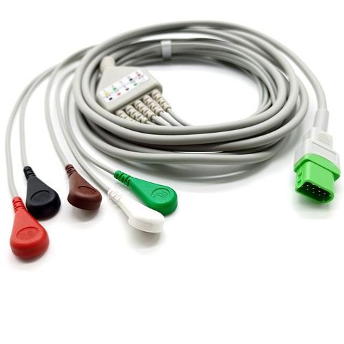 Cavo ECG 3 cavi - EC203SA-026 - Shenzhen Redy-Med Technology Co.,Ltd - 5 fili