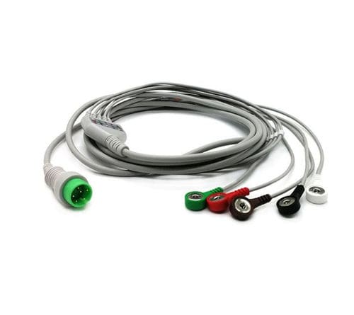 Cavo ECG 3 cavi - EC203SA-229 - Shenzhen Redy-Med Technology Co.,Ltd - 5 fili