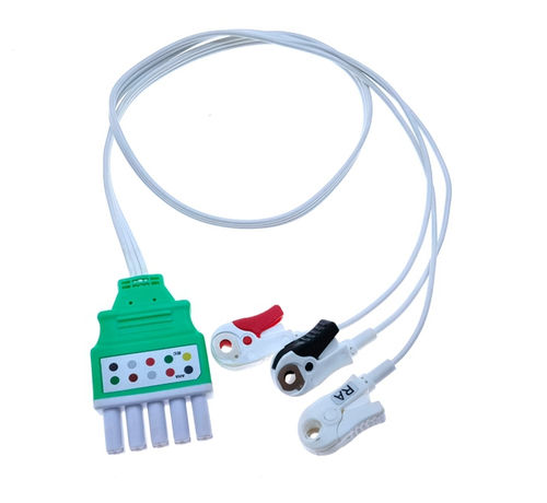 Cavo ECG 3 cavi - EL103SA-SM1 - Shenzhen Redy-Med Technology Co.,Ltd - 5 fili