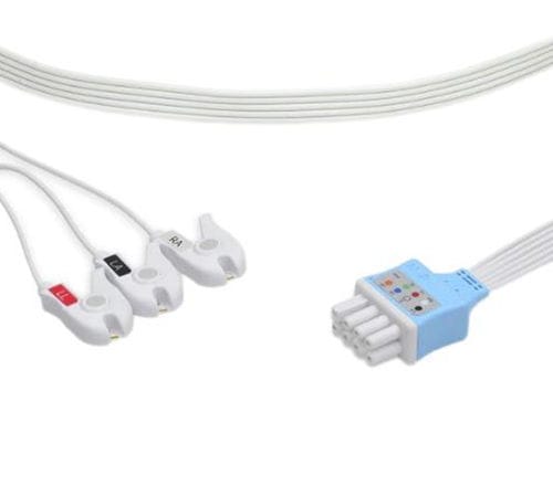 Cavo ECG 3 cavi - EL103SA-NK1 - Shenzhen Redy-Med Technology Co.,Ltd - 6 cavi