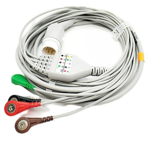 Cavo ECG 3 cavi - EC203SA-029 - Shenzhen Redy-Med Technology Co.,Ltd - 5 fili