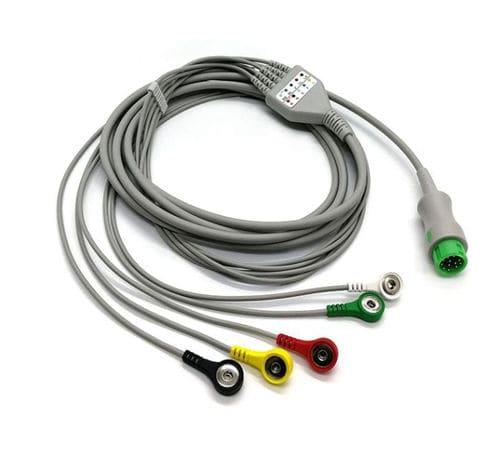 Cavo ECG 3 cavi - EC203SA-012 - Shenzhen Redy-Med Technology Co.,Ltd - 5 fili