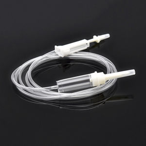 Set di infusione in polivinilcloruro (PVC) - REF- IV-24 - Anhui JN Medical Device - con connettore a Y / con componente senza lattice