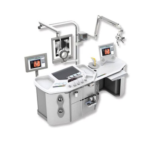 Riunito ORL - NET-3000C - Shanghai Nanos Medical - con illuminazione / con monitor / con ripiani