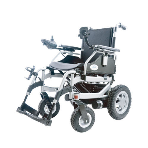 Sedia a rotelle elettrica - JUMPER - Intco Machinery - da esterno / da interno / con poggiagambe