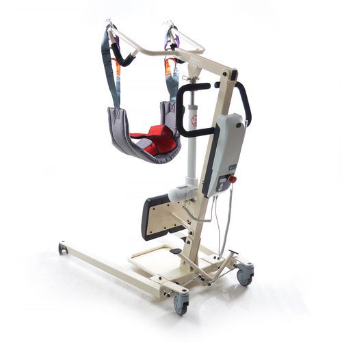 Sollevapersone a batteria - Y402 - Intco Machinery - elettrico / con rotelle / pieghevole