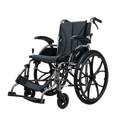 Sedia a rotelle manuale - ZTA368 - Zhongjin Medical - da esterno / pieghevole / con poggiagambe