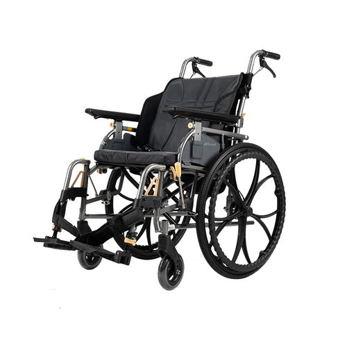 Sedia a rotelle manuale - ZA-101W - Zhongjin Medical - da esterno / pieghevole / con poggiagambe