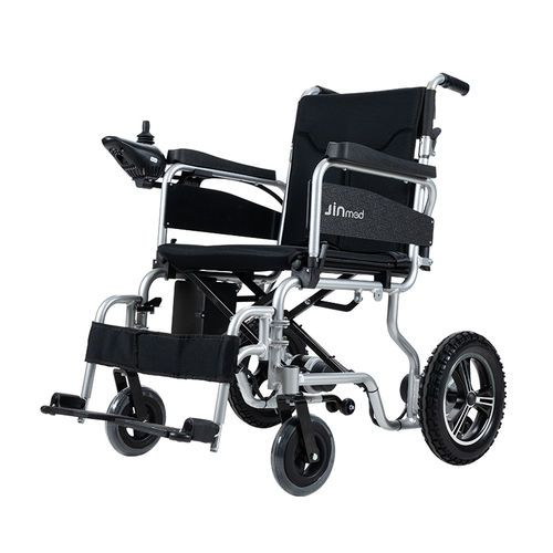 Sedia a rotelle elettrica - DYN36C-LY-ZJ - Zhongjin Medical - da esterno / pieghevole / con poggiagambe