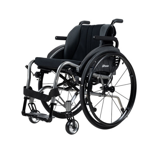 Sedia a rotelle manuale - NA-431 - Zhongjin Medical - da esterno / pieghevole / ad altezza regolabile