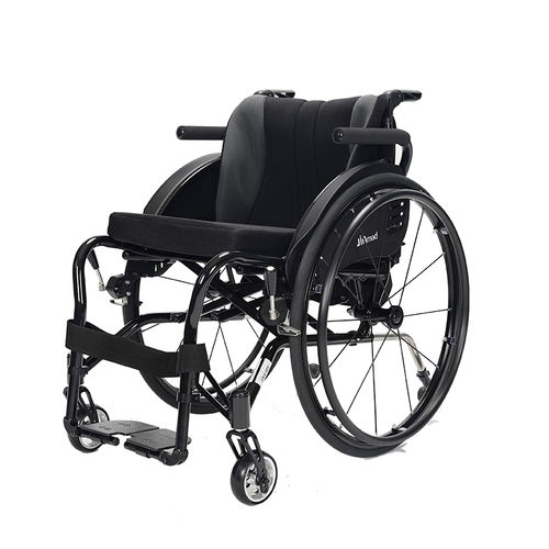 Sedia a rotelle manuale - NA-431L - Zhongjin Medical - da esterno / pieghevole / ad altezza regolabile