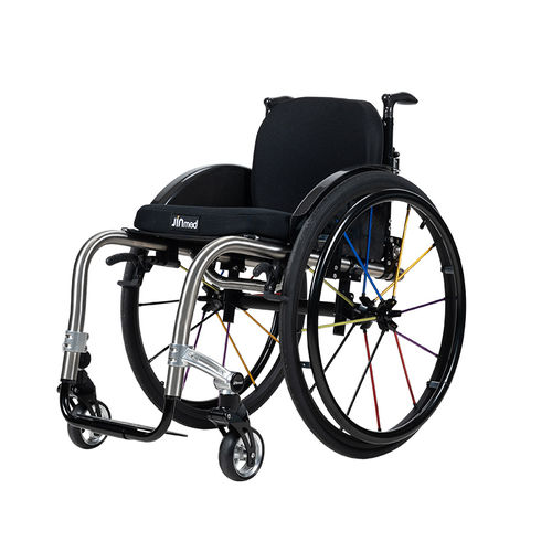 Sedia a rotelle manuale - NA-436 - Zhongjin Medical - da esterno / pieghevole / con poggiagambe