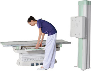 Sistema di radiografia analogico - KD-1000C - Kangda Intercontinental Medical Equipment - per radiografia multidisciplinare / con bucky da terra