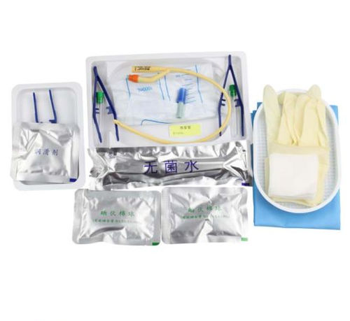 Kit medico per sondaggio delle vie urinarie - uy - con guanti