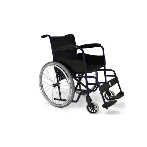 Sedia a rotelle manuale - 708 S20 24' - Vermeiren Medical Equipment - da esterno / pieghevole / nera