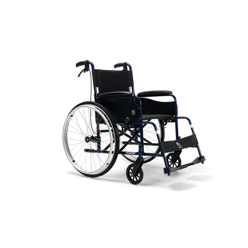 Sedia a rotelle manuale - ECL X1T 24' - Vermeiren Medical Equipment - da esterno / con poggiagambe / telaio in alluminio