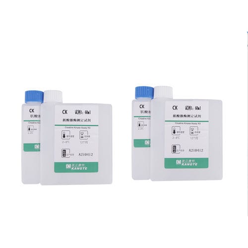 Kit di test della creatina chinasi - F001 series - Zhejiang Kangte Biotechnology Co., Ltd. - per malattie cardiovascolari / di malattie tiroidee / di fosfato