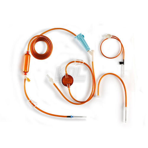 Set di infusione in polivinilcloruro (PVC) - Zhejiang Kindly Medical Devices - in poliuretano / con camera di gocciolamento / con connettore a Y