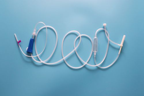 Set di infusione in polivinilcloruro (PVC) - RongJia Medical Science and Technology Co.,Ltd - con camera di gocciolamento / con componente senza lattice