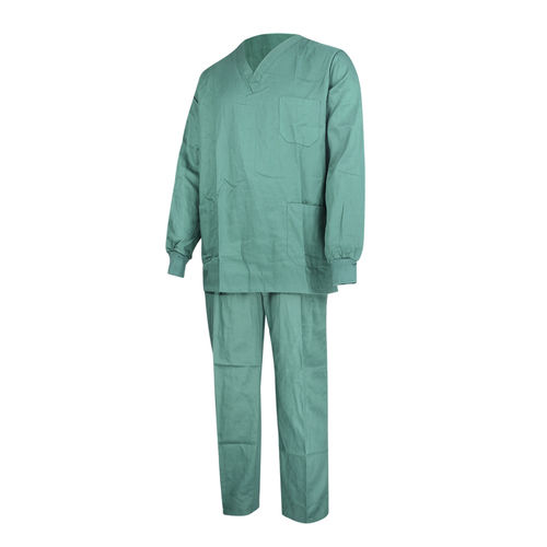Completo medico pantalone-casacca unisex - SPFH041 - Soundpond International - monouso / verde